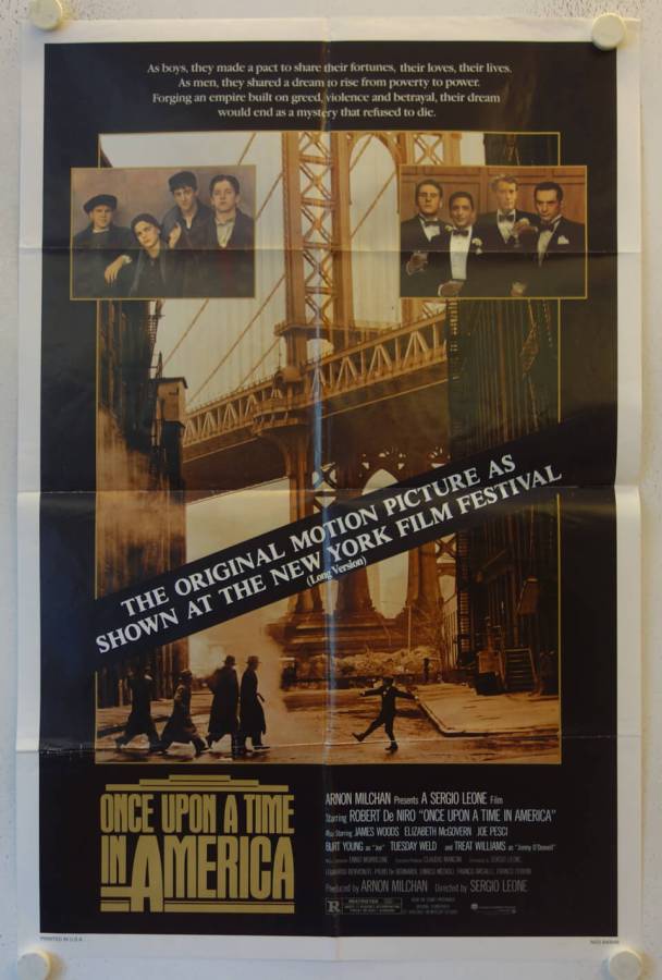 Es war einmal in Amerika originales US Onesheet Filmplakat